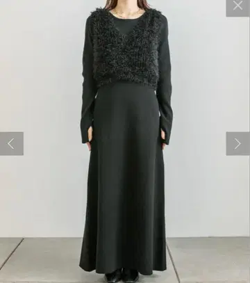 mystic 니트 베스트 원피스 세트