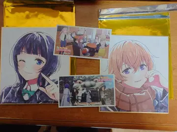 니지가사키 극장판 입장 특전 색지 카나타 카린 2종 세트