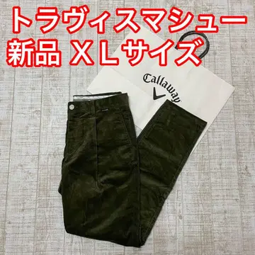 새상품 캘러웨이 트래비스 매튜 코듀로이 카키 XL 사이즈
