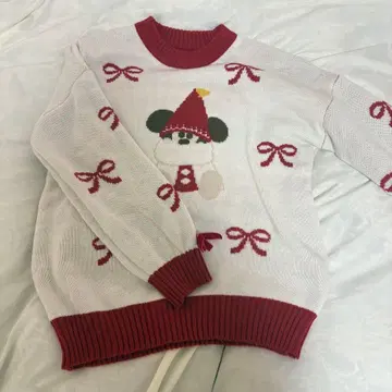 릴린린 니트 스웨터 디즈니 크리스마스 2025