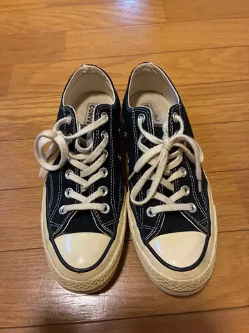 CONVERSE 척테일러 블랙 24.5