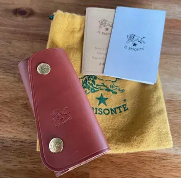 [ 미사용 새상품 대특가 ] IL BISONTE 가죽 키케이스