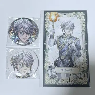 제5인격 IdentityV 죄수 루카 생일 세트 캔뱃지 엽서