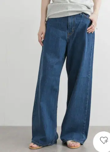 URBANRESEARCHDOORS Lee 콜라보 와이드 스트레이트 데님