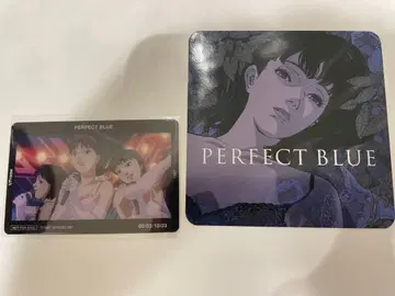 Perfect Blue 퍼펙트 블루 극장 한정판 코스터 클리어 카드