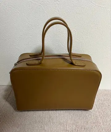 LE TALON 브라운 지퍼 핸드백