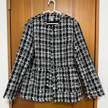 노카라 트위드 자켓