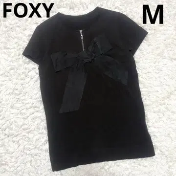 새상품급 FOXEY Ribbon Cross 상의 (리본 크로스 상의)