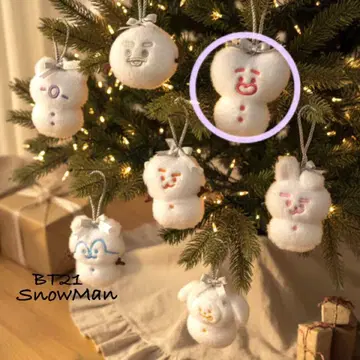 BT21 눈사람 오너먼트 SnowMan TATA