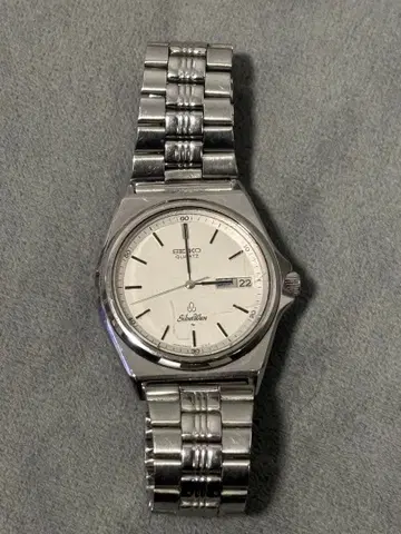 부동품 SEIKO SilverWave 쿼츠 손목시계 남성용 세이코