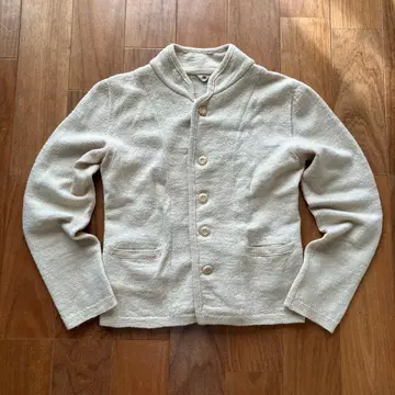 45rpm 울 니트 가디건 자켓풍