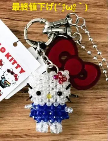 Me HELLO KITTY 비즈 키 참 LOWRYS FARM 콜라보