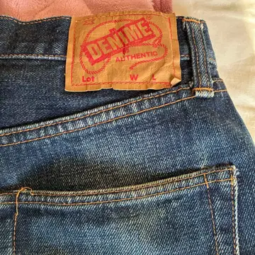 DENIME 스트레이트 데님 S