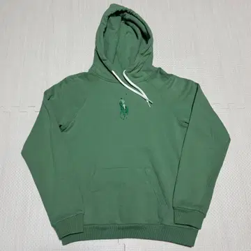 랄프 로렌 여성용 빅 포니 후드티 후디 그린 S 사이즈 현행