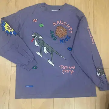 톰과 제리 롱 슬리브 T셔츠