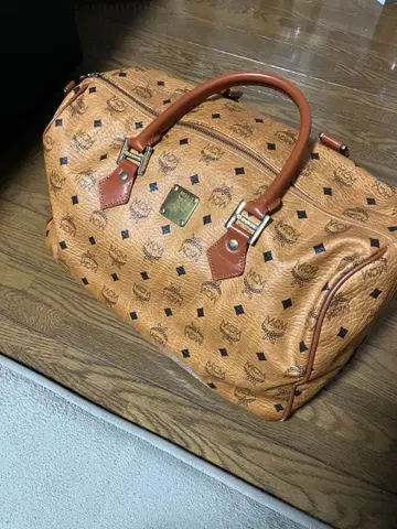 MCM 보스턴 백 브라운