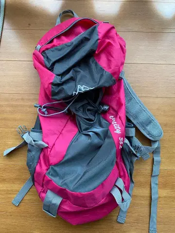 경량 백팩 핑크와 그레이