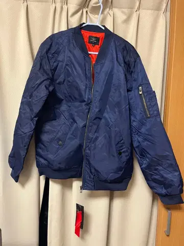 네이비 봄버 자켓 5XL