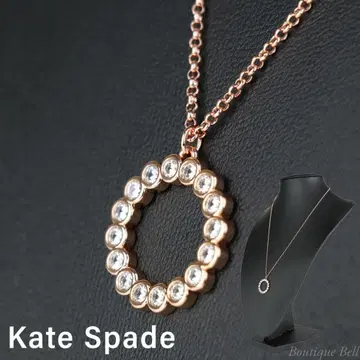 [케이트 스페이드] 풀 서클 미니 펜던트 클리어/로즈 골드