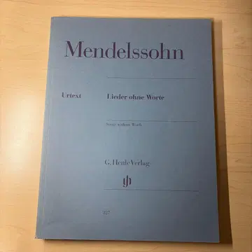 멘델스존 무언가집 원전판