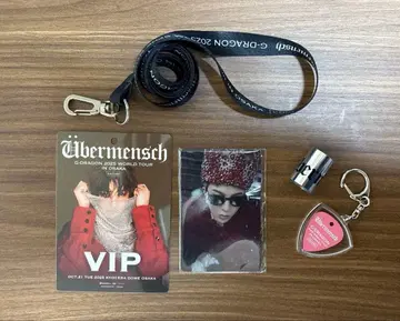 G-DRAGON 2025 VIP 패스 & 혜택 카드 + 은색 테이프 포함