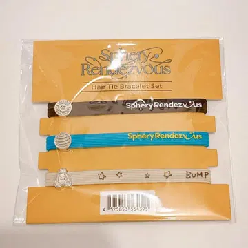 새상품 BUMP OF CHICKEN 헤어 타이 팔찌 세트