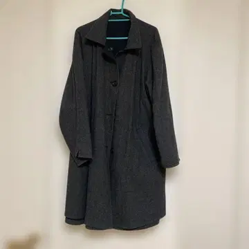 M's FIRST 롱 코트 리버서블 울 혼방