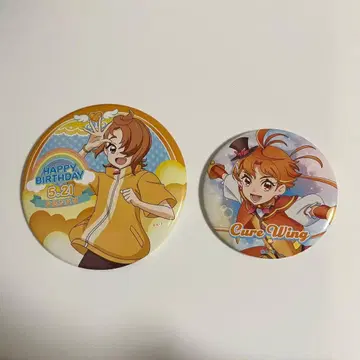 큐어 윙 유나기 츠바사 캔뱃지 묶음 판매