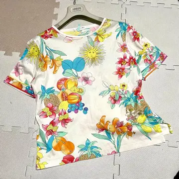 레오나르 화이트 T셔츠 L