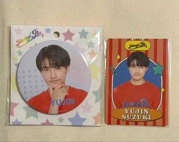 스즈키 유진 캔뱃지 프로필 카드 프로카