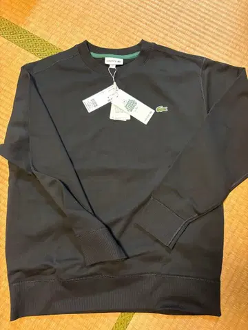 LACOSTE 블랙 맨투맨 L