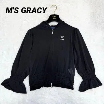 [새상품급] 엠즈 그레이시 후드티 까멜리아 더블 지퍼 40 2025년