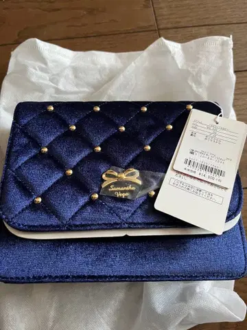 사만사 베가 네이비 숄더백