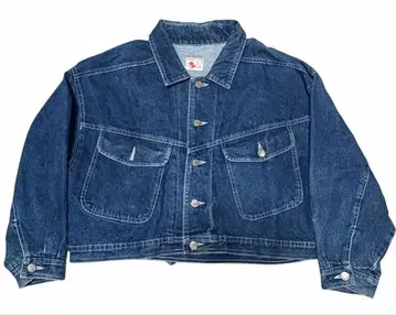 nursery Alice 데님 자켓 짧은 기장 인디고