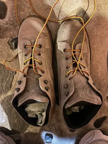 Danner 하이컷 등산화 그레이 스웨이드 (스웨이드) 단종