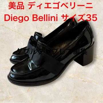 새상품급 Diego Bellini 디에고 베리니 리본 힐업 로퍼