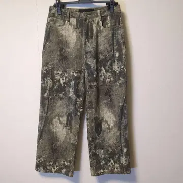 ARGUECULTURE 카모플라쥬 패턴 와이드 팬츠