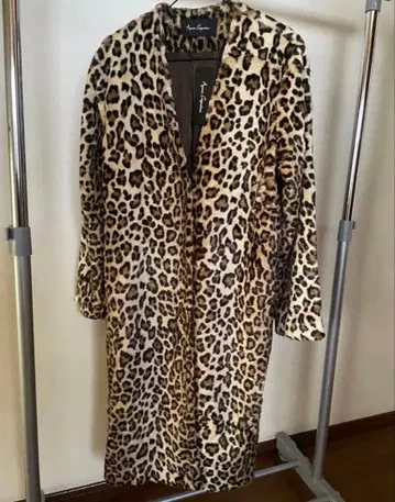 앙코키누 anne coquine 레오파드 무늬 코트