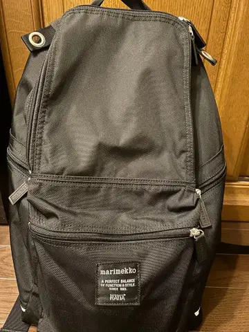 marimekko 블랙 백팩