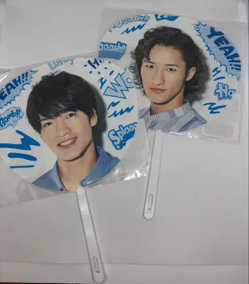 Snow Man 이와모토 히카루 후카사와 타츠야 미니 부채