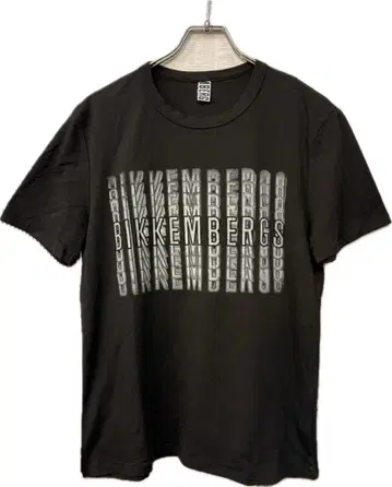 Bikkembergs Y2K 블랙 T셔츠 L사이즈 구제 의류