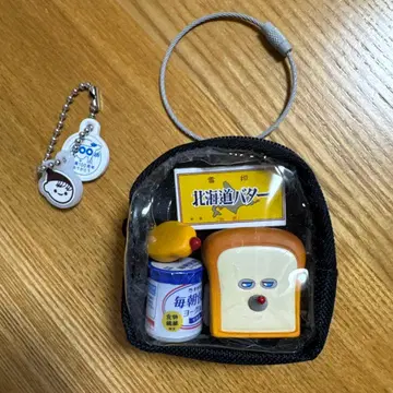 가챠 파우치 미니 백팩 빵 도둑