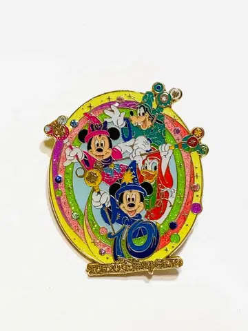 미키 미니 도날드 구피 핀 배지