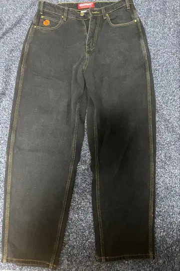 butter goods 블랙 스트레이트 데님