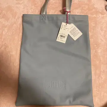 FURFUR 토트백 퍼퍼 블루 x 실버