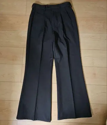 루즈 드레이프 와이드 플레어 슬랙스 XS