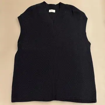 IENA 네이비 V넥 니트 베스트