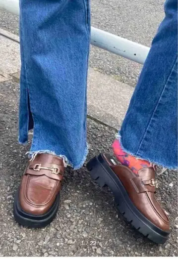 Casselini 로퍼 뮬 L