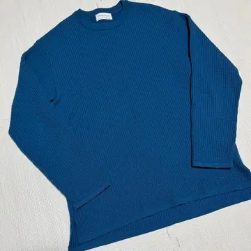 투모로우랜드 tricot 니트 와플 블루 M 사이즈