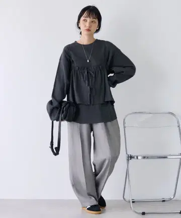 FREAK'S STORE 새상품 택 와플 롱T 뷔스티에 세트